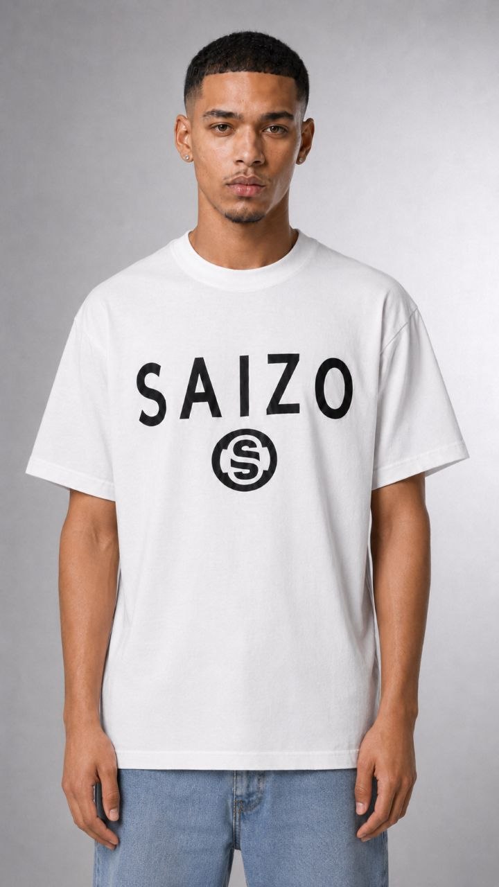 T-SHIRT BLANC SAIZO