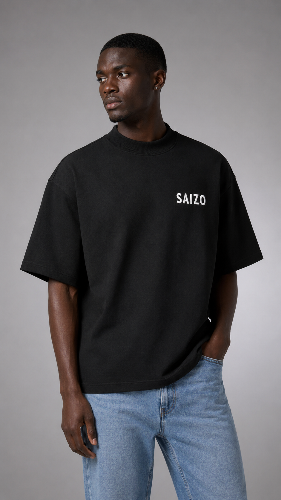 T-shirt brodé SAIZO